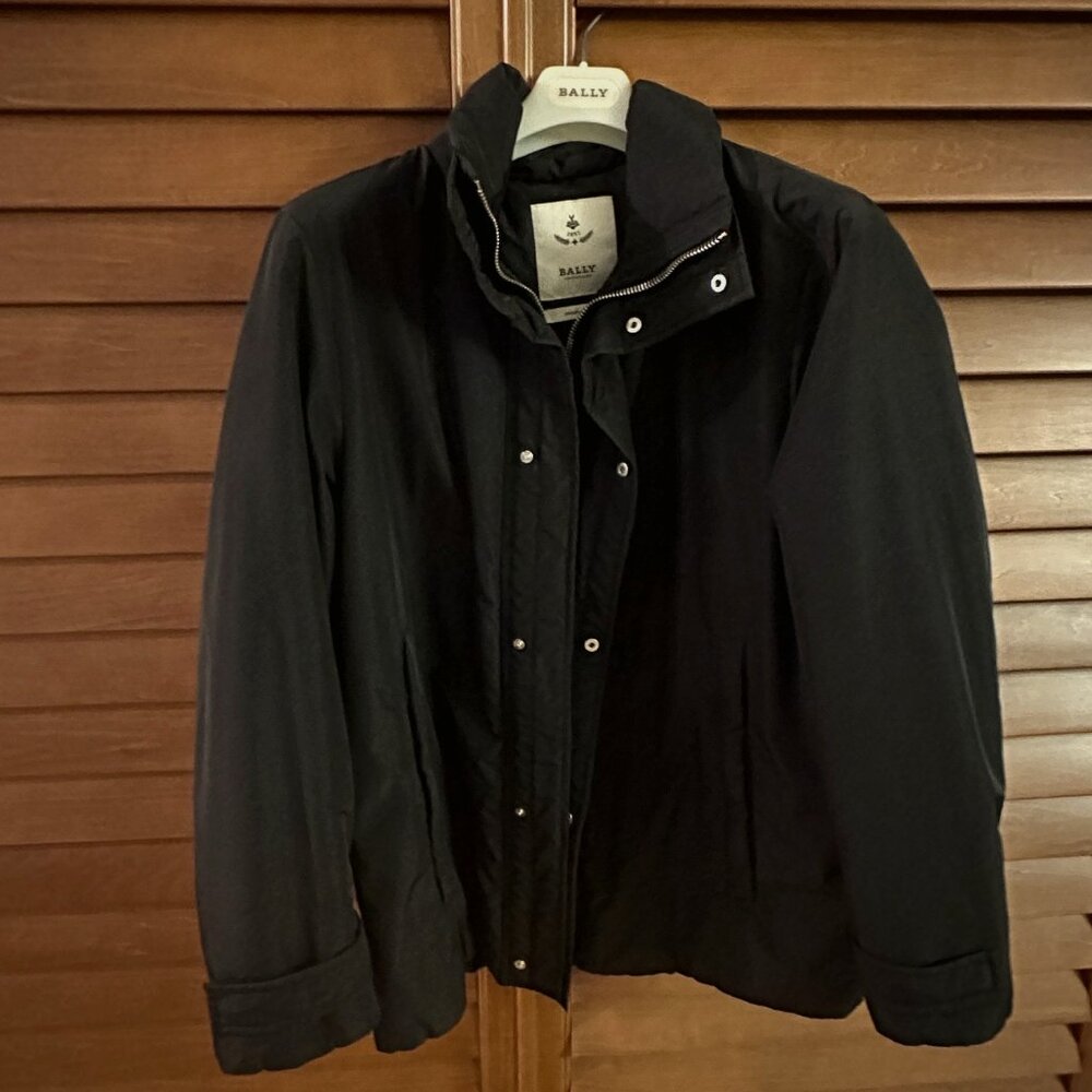 Jacket Bally,  has a hood